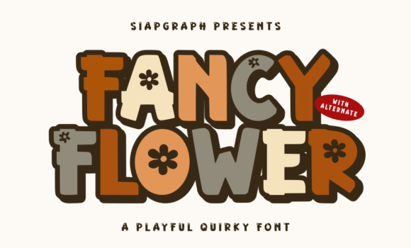 Fancy Flower Font - Featured Image