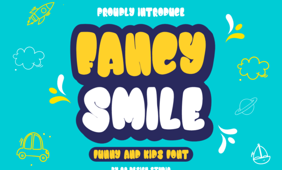 Fancy Smile Font - Featured Image