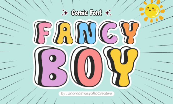 Fancyboy Regular Font - Featured Image