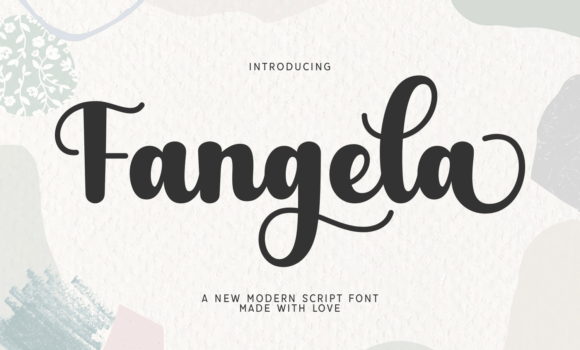 Fangela Font - Featured Image