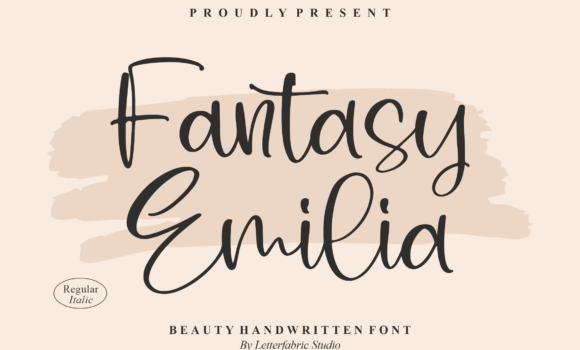 Fantasy Emilia Font Fonts Free Download Fantasy Emilia Font - Featured Image