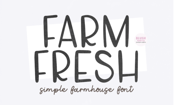 Farm Fresh Font - Featured Image