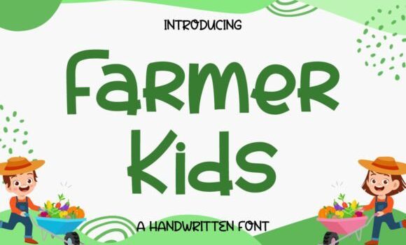 Farmer Kids Font - Featured Image