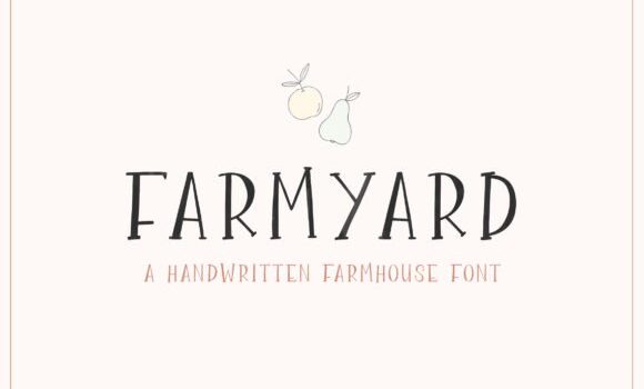 Farmyard Font - Featured Image
