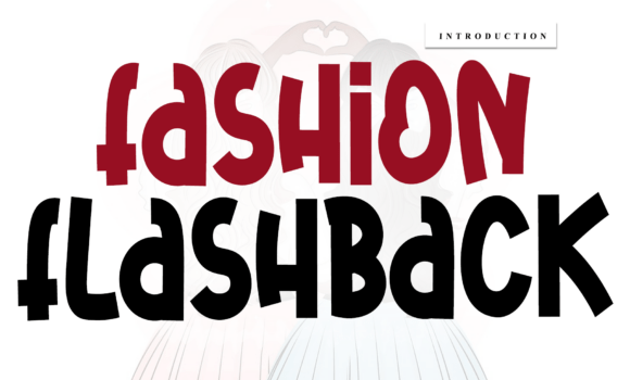 Fashion Flashback Font - Featured Image