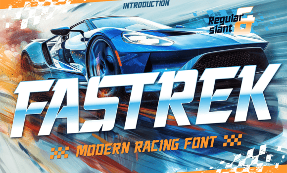 Fastrek Font - Featured Image