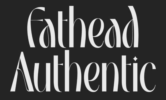 Fathead Authentic Font - Featured Image