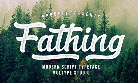 Fathing Font Fonts Free Download Fathing Font - Featured Image
