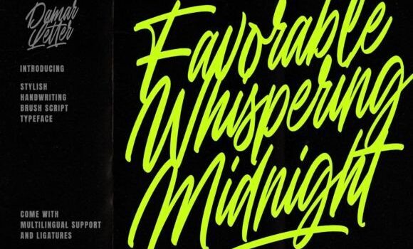 Favorable Whispering Midnight Font - Featured Image