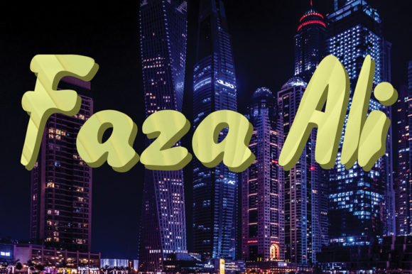 Faza Ali Font - Featured Image