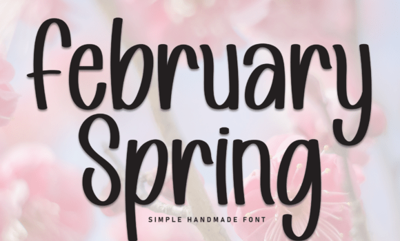 February Spring Font Fonts Free Download February Spring Font - Featured Image
