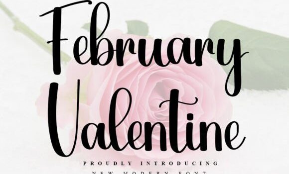February Valentine Font - Featured Image
