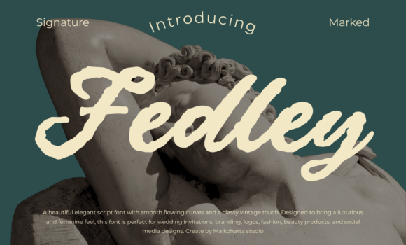 Fedley Font - Featured Image