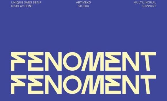 Fenoment Font Fonts Free Download Fenoment Font - Featured Image