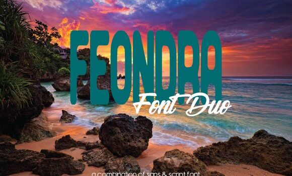 Feondra Duo Font - Featured Image