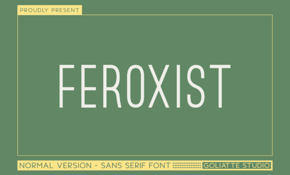 Feroxist Font - Featured Image