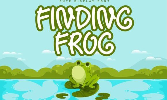 Finding Frog Font Fonts Free Download Finding Frog Font - Featured Image