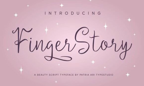 Finger Story Font - Featured Image
