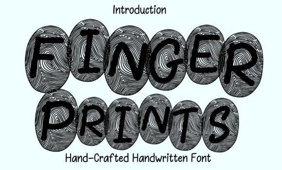 Fingerprints Font - Featured Image