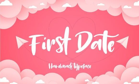 First Date Font Fonts Free Download First Date Font - Featured Image