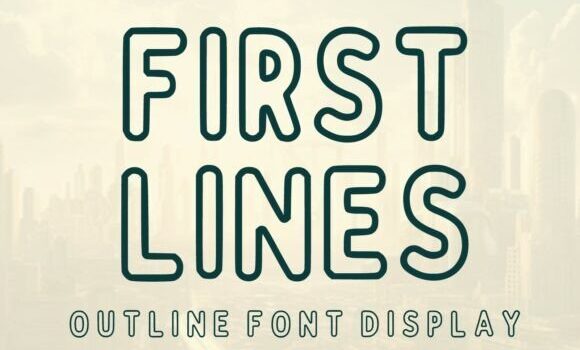 First Lines Font Fonts Free Download First Lines Font - Featured Image