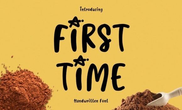 First Time Font Fonts Free Download First Time Font - Featured Image