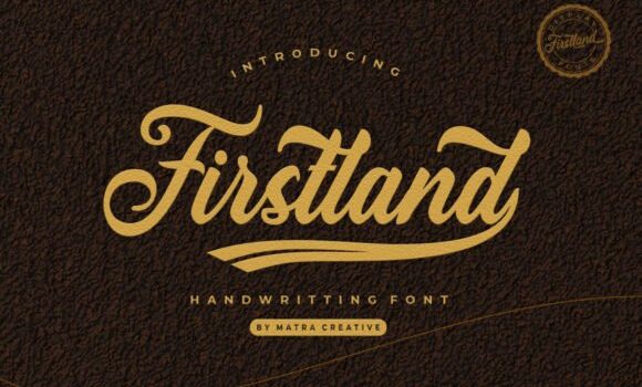 Firstland Font - Featured Image