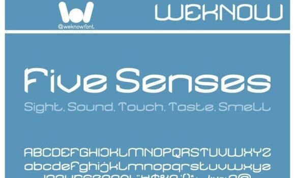 Five Senses Font - Featured Image