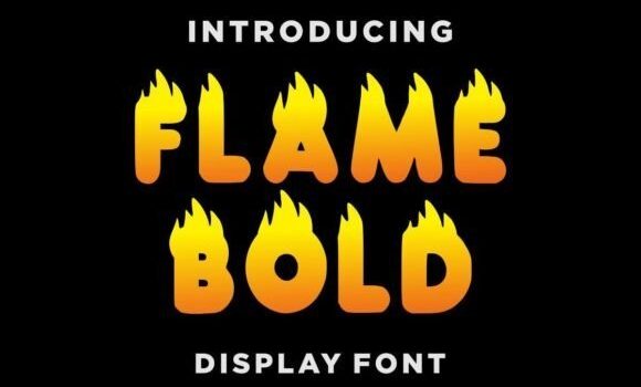 Flame Bold Font Fonts Free Download Flame Bold Font - Featured Image