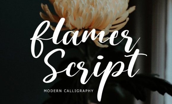Flamer Script Font - Featured Image