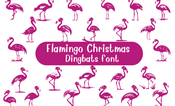 Flamingo Christmas Font - Featured Image