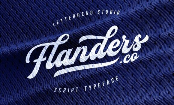 Flanders Script Font Fonts Free Download Flanders Script Font - Featured Image