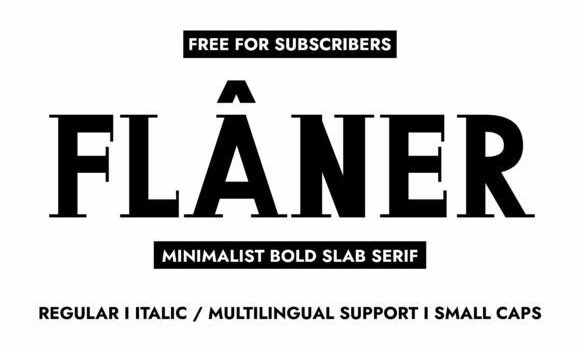 Flaner Font Fonts Free Download Flaner Font - Featured Image