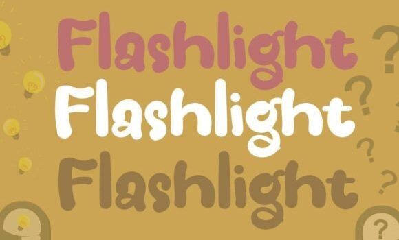 Flashlight Font - Featured Image