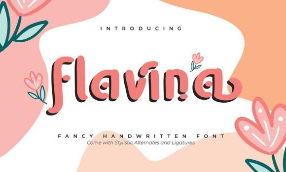 Flavina Font - Featured Image