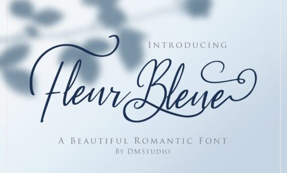 Fleur Bleue Font Fonts Free Download Fleur Bleue Font - Featured Image