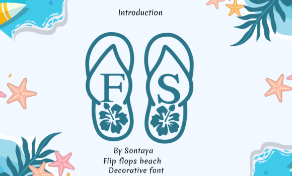 Flip Flop Beach Font - Featured Image