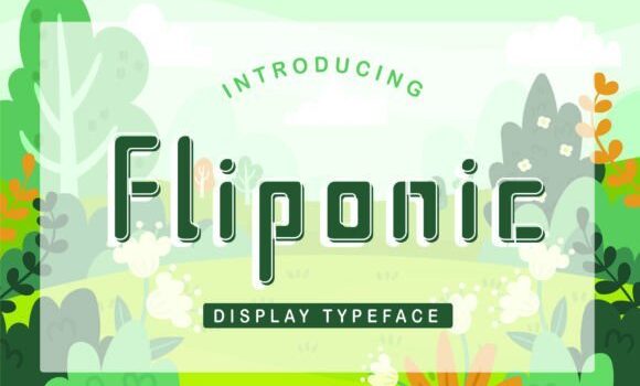 Fliponic Font - Featured Image