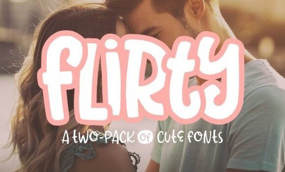 Flirty Font - Featured Image