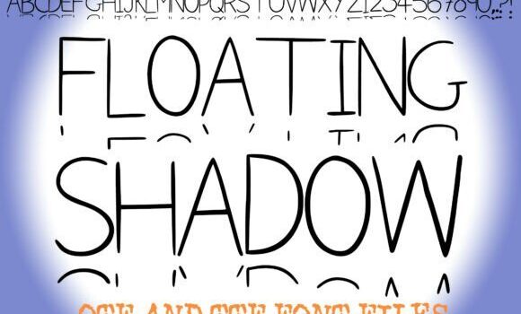 Floating Shadow Font - Featured Image