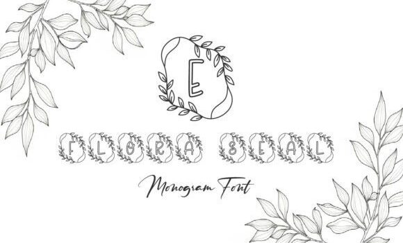 Flora Seal Monogram Font - Featured Image
