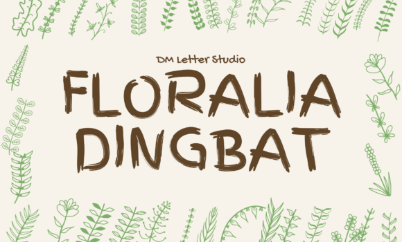 Floralia Dingbat Font - Featured Image