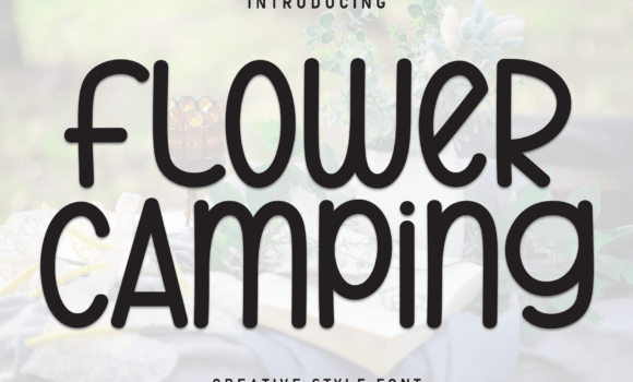 Flower Camping Font Fonts Free Download Flower Camping Font - Featured Image