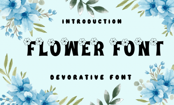 Flower Font Font - Featured Image