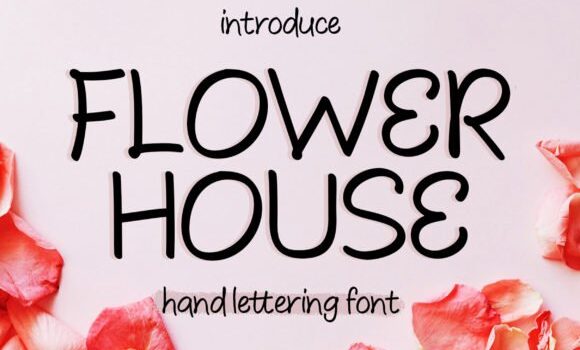 Flower House Font - Featured Image