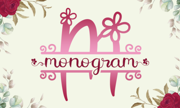 Flower Monogram Font - Featured Image