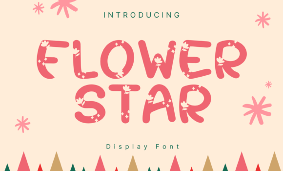 Flower Star Font - Featured Image