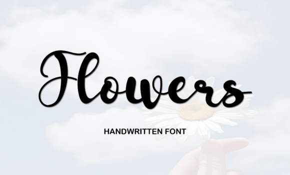 Flowers Font - Featured Image