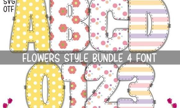Flowers Style Font - Featured Image