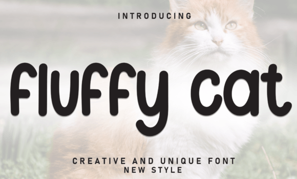 Fluffy Cat Font - Featured Image